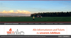 Desktop Screenshot of dunningen112.de